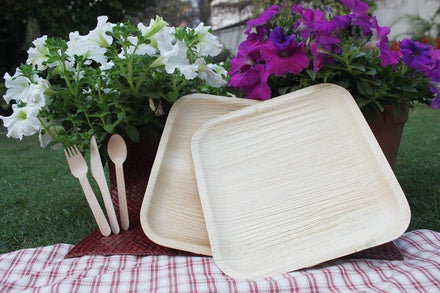 Introducing Mana Areca Palm Leaf Plates - Compostable, Sustainable Dinner ware for the Earth Conscious
