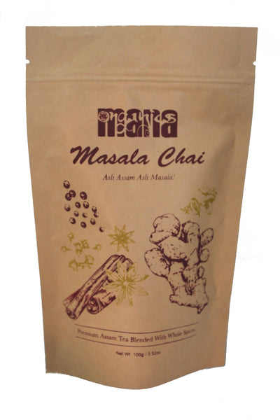 Organic Masala Chai by Mana Organics – Authentic Indian Chai Featuring Assam Tea
